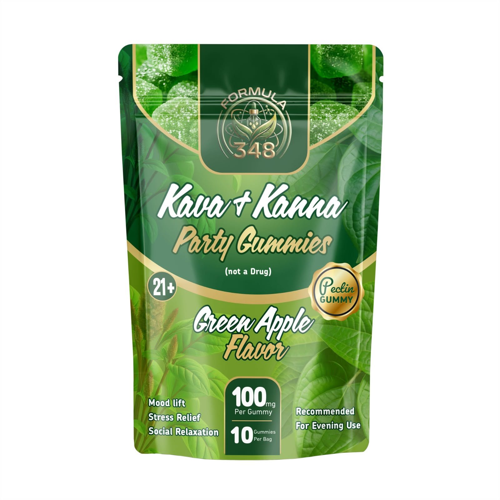 Green Apple Flavor — Party Gummies